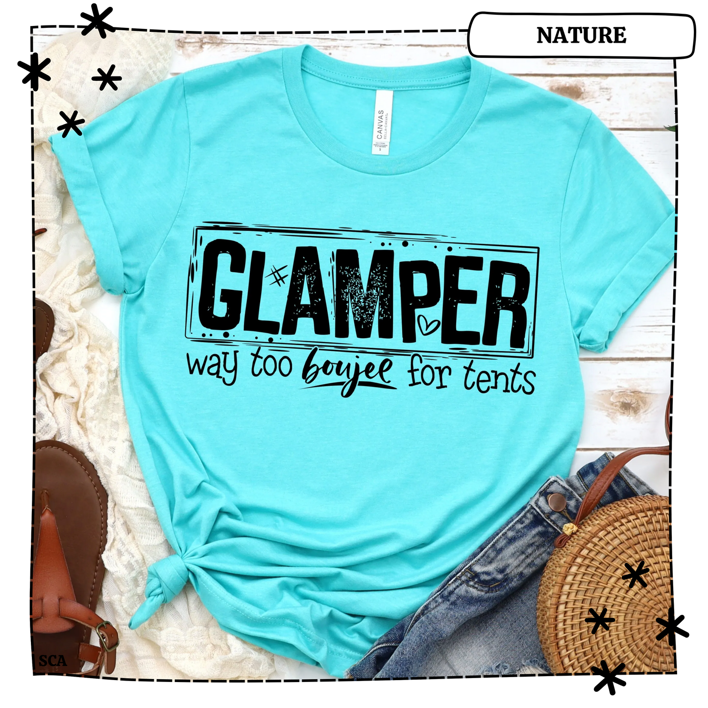 Glamper Way Too Boujee For Tents