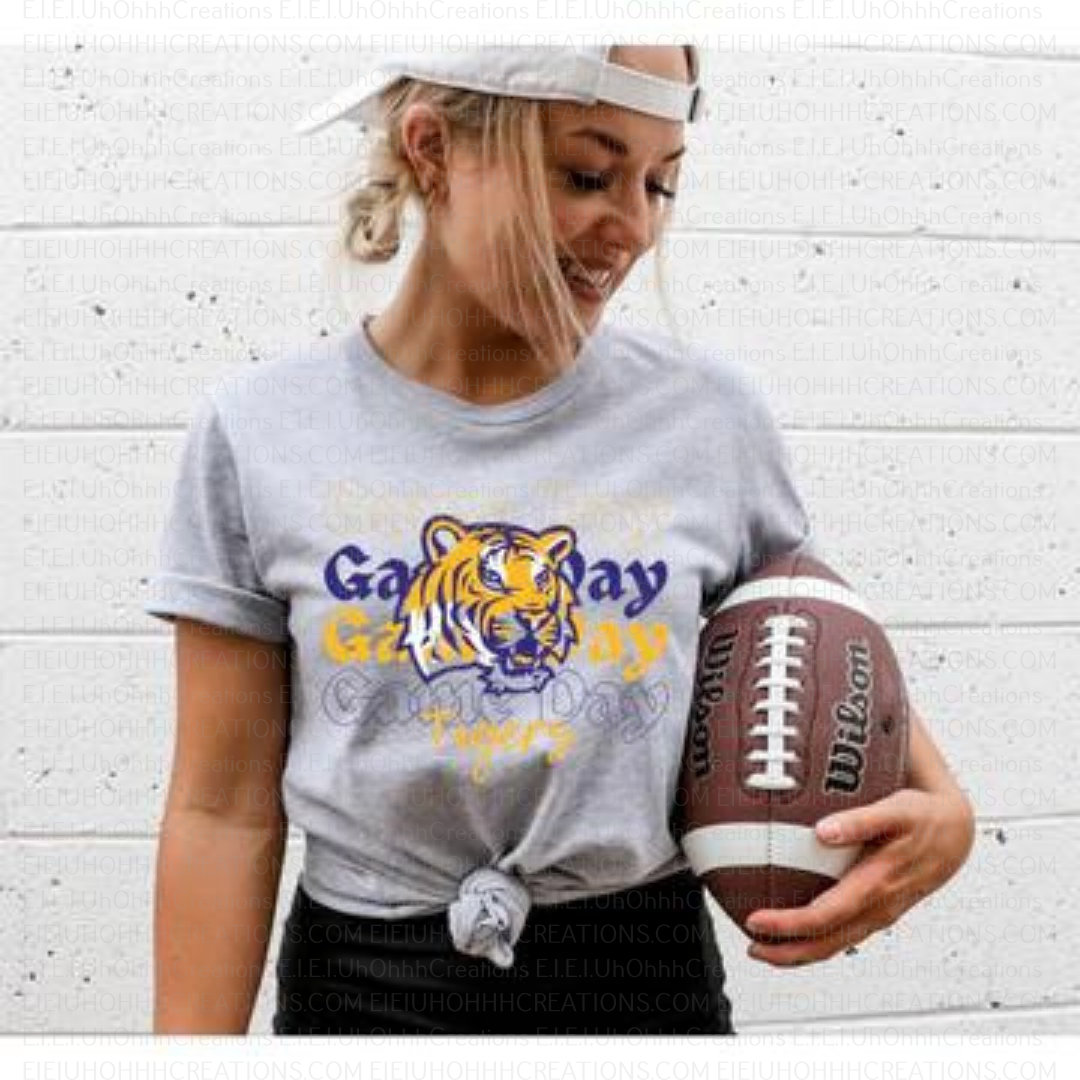 Game Day LSU w/Mascot