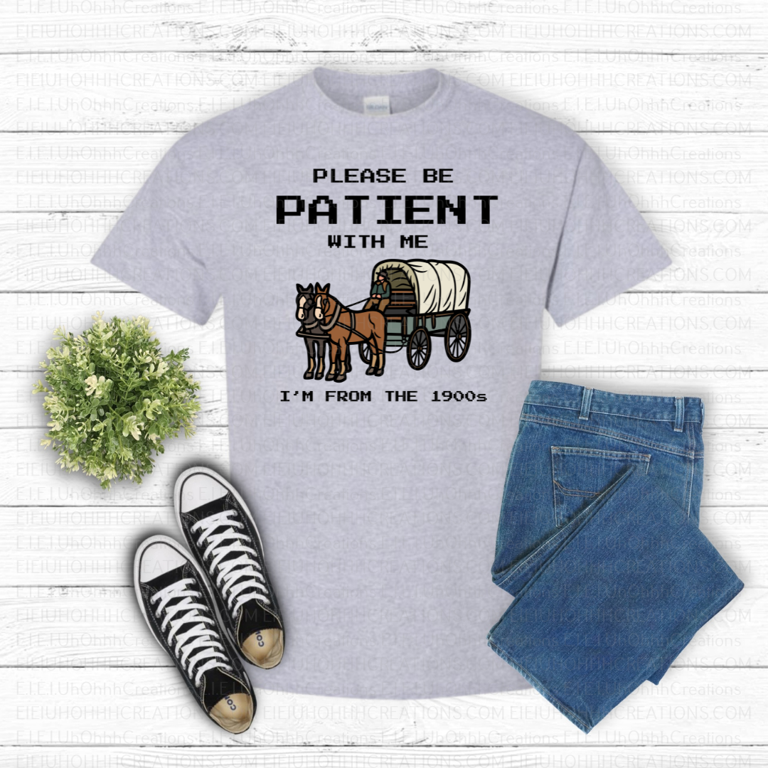 Please be patient with me (black)