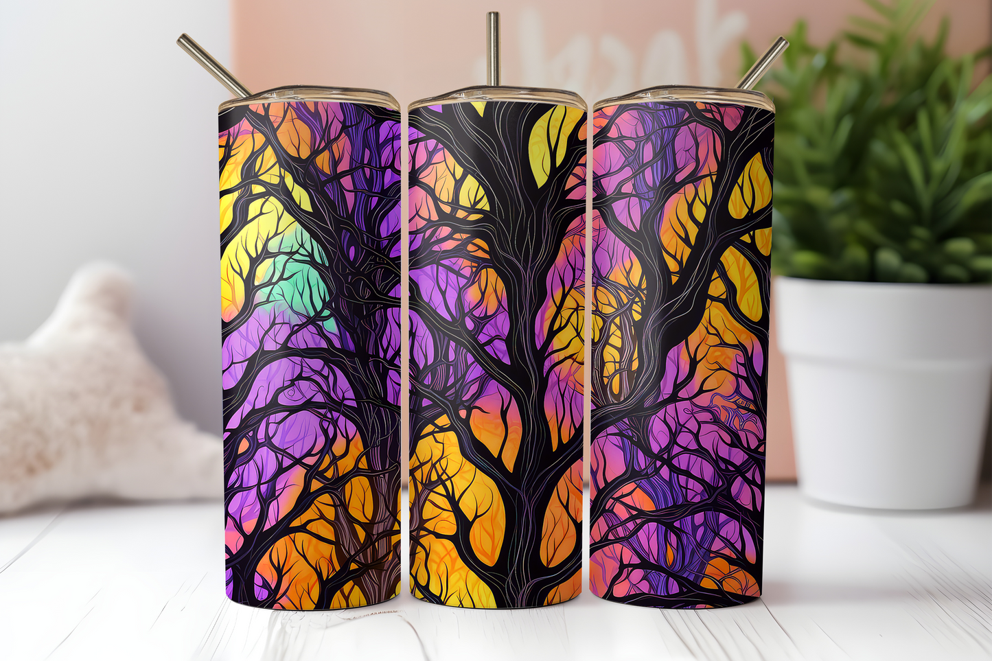 Spooky Halloween Trees