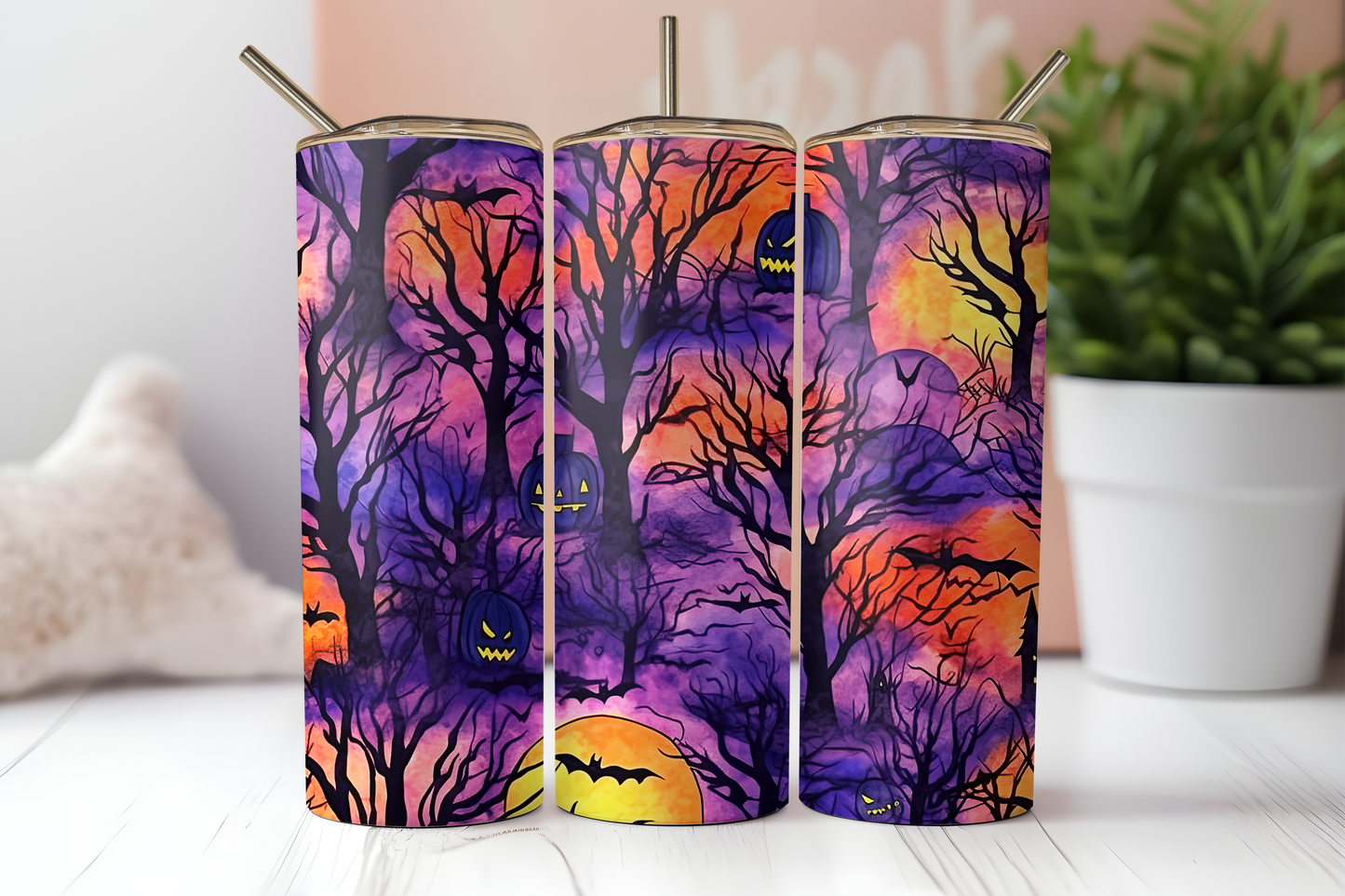 Spooky Halloween Trees 3