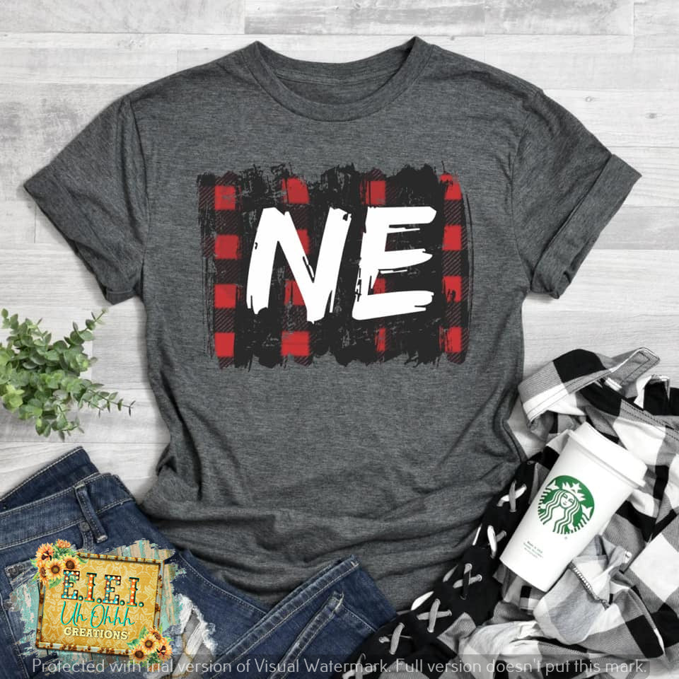 Nebraska Buffalo Plaid ***Limited Quantity***