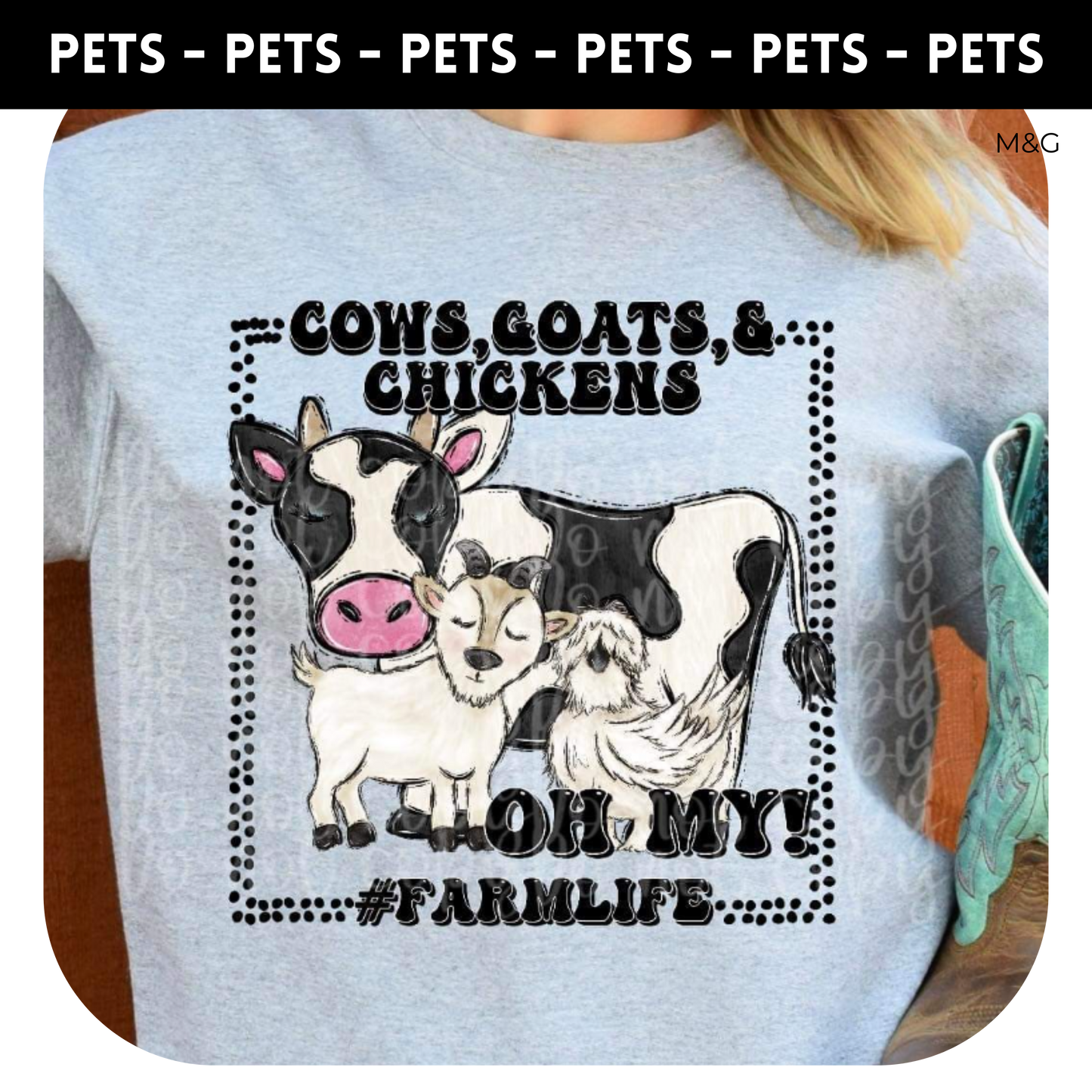 Cows Goats Chickens, Oh My