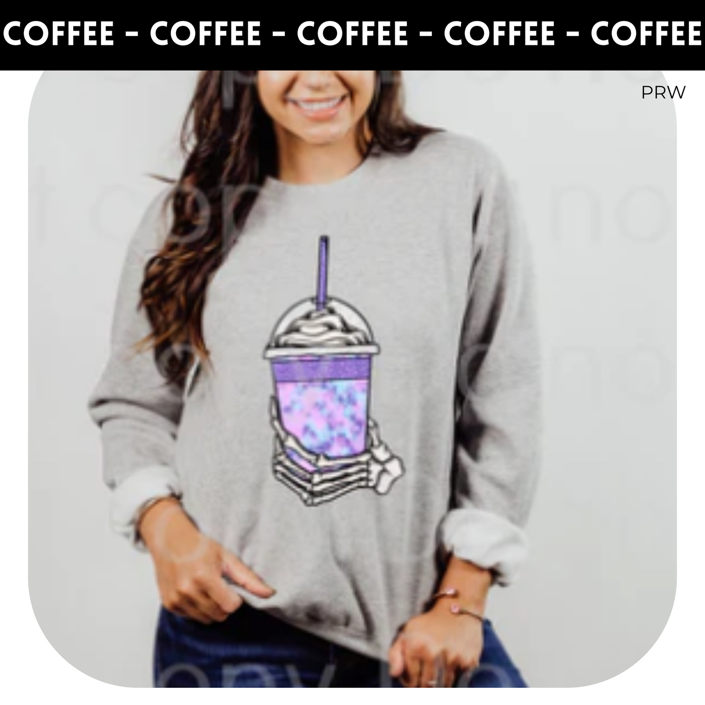 Light Purple Skelton Coffee