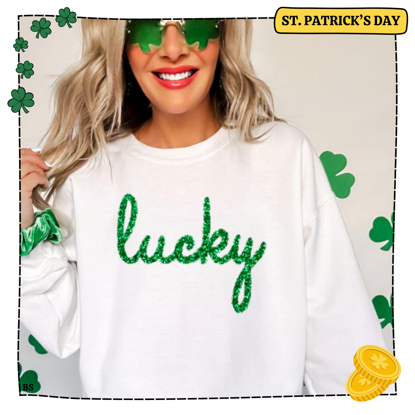 Lucky Faux Tinsel Glitter