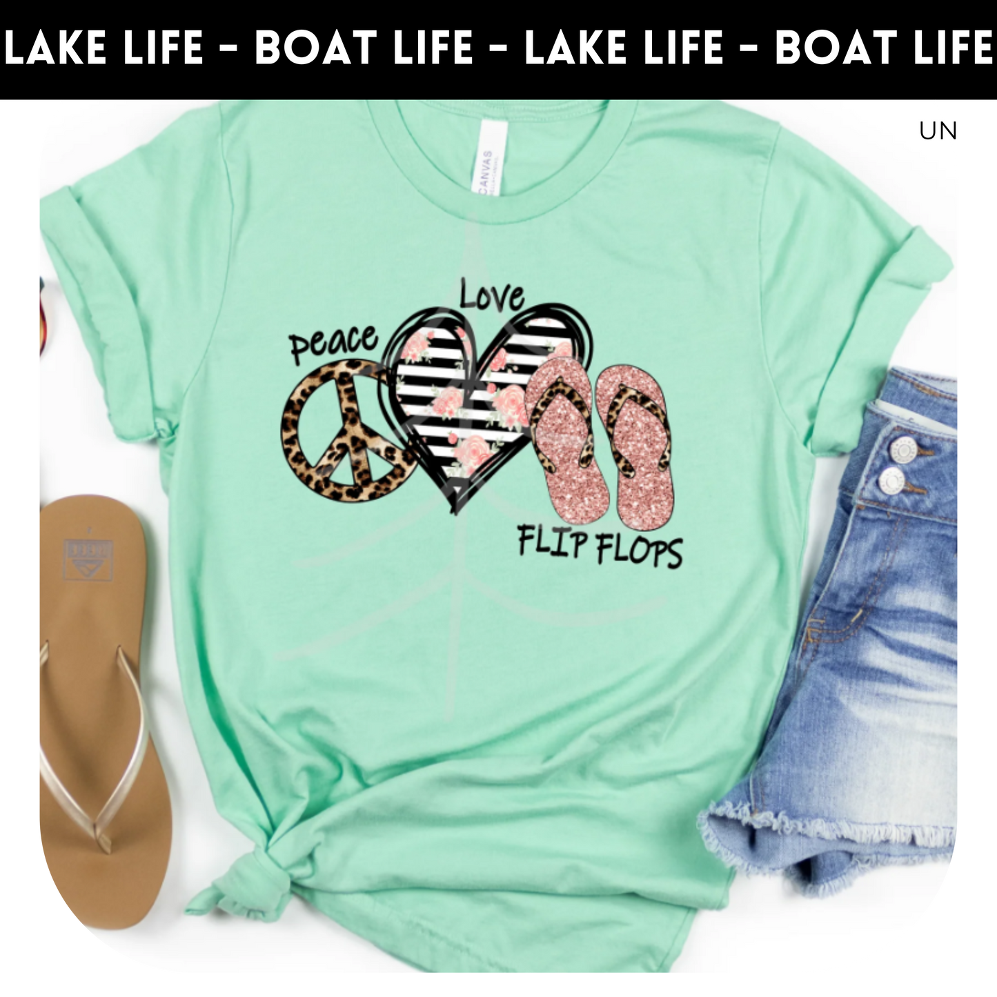 Peace Love Flip Flops