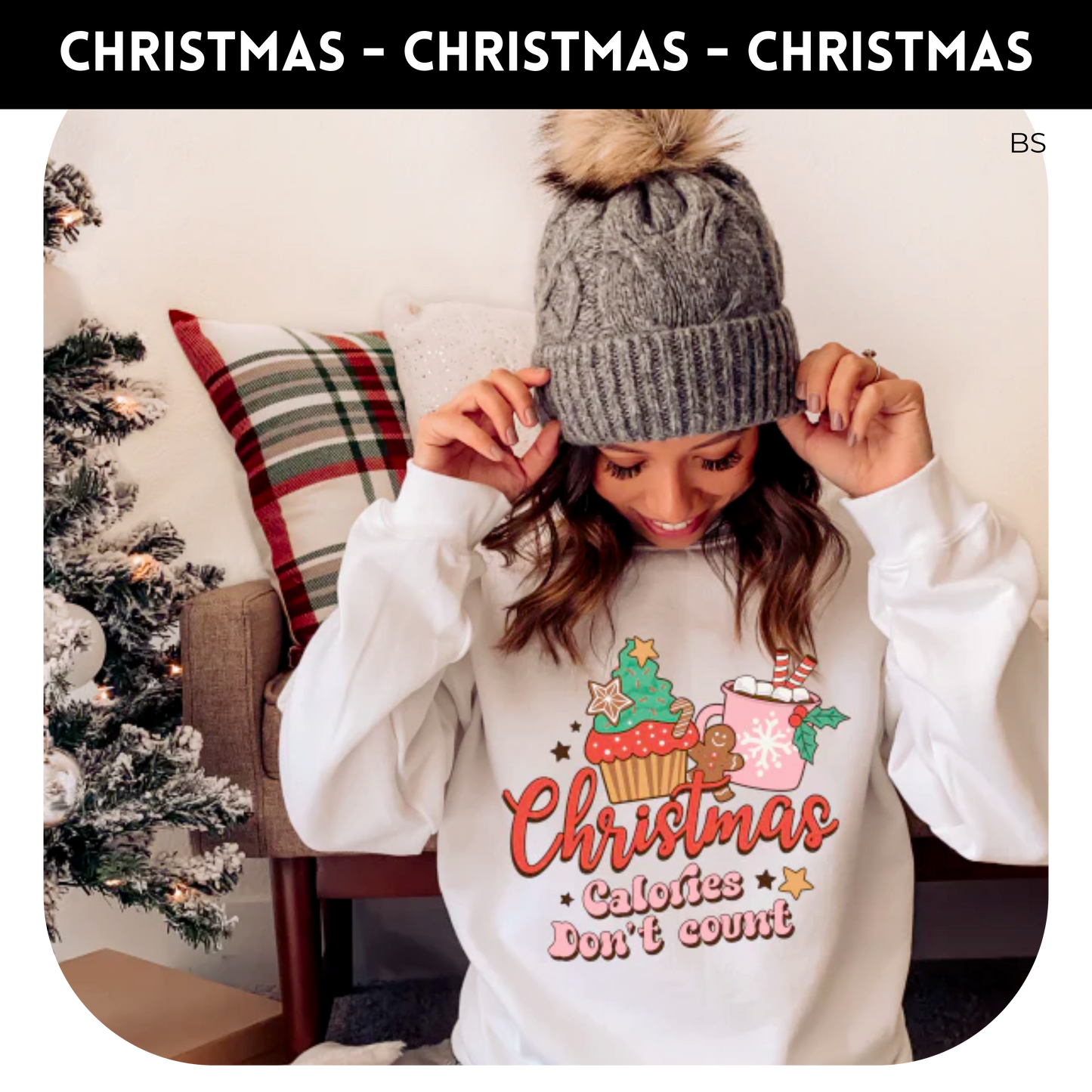 Retro Christmas Calories Don't Count