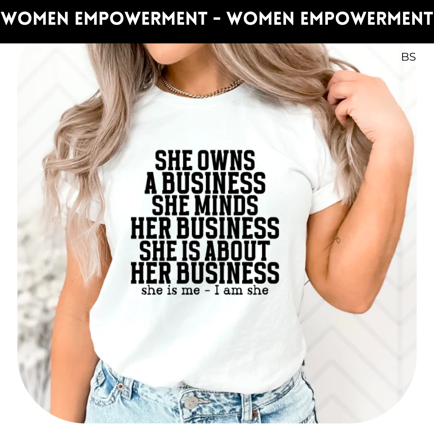 She Owns A Business