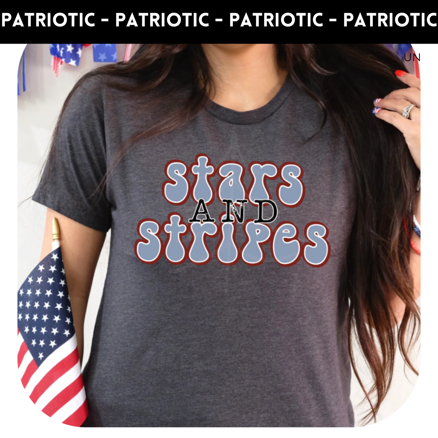 Stars and Stripes retro