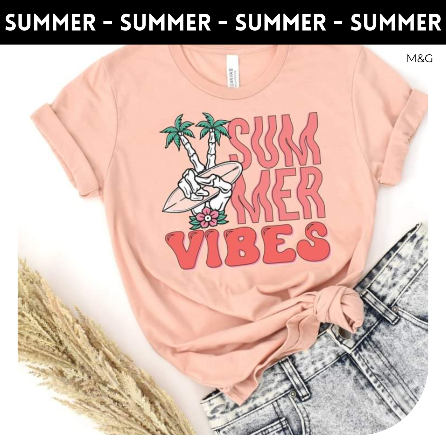 Summer Vibes Palm Trees