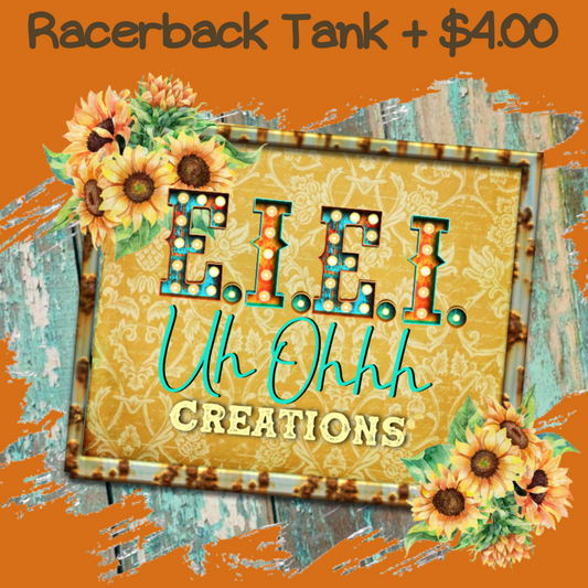 Add-On Racerback Tank + $4.00