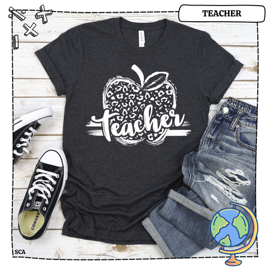 Teacher Leopard White