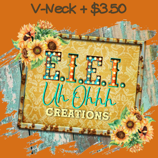 Add-On V-Neck Tee + $3.50