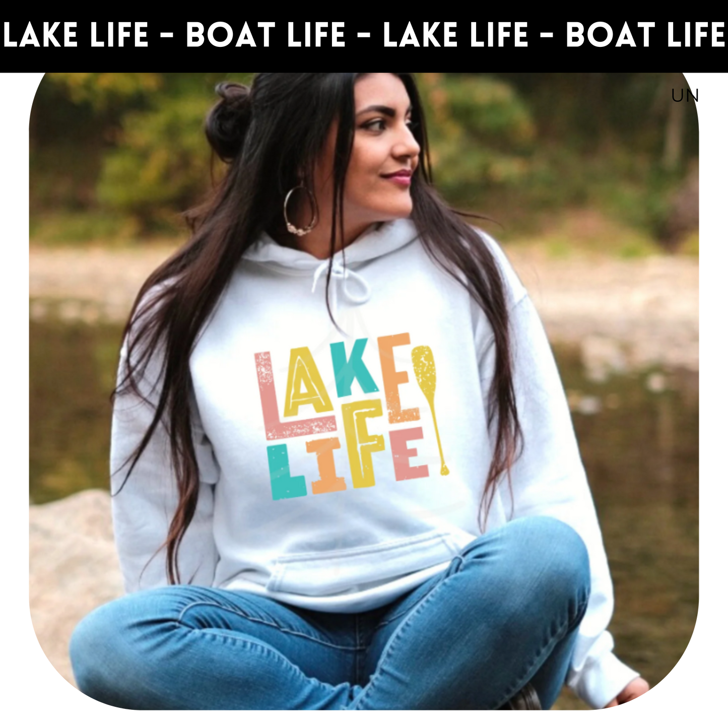 Lake Life Pastel Oar