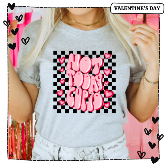 Not Today Checkered Valentine