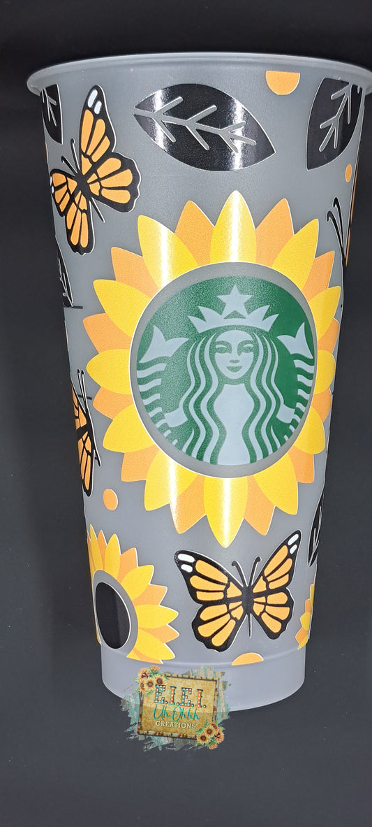 Butterflies and Sunflowers Venti
